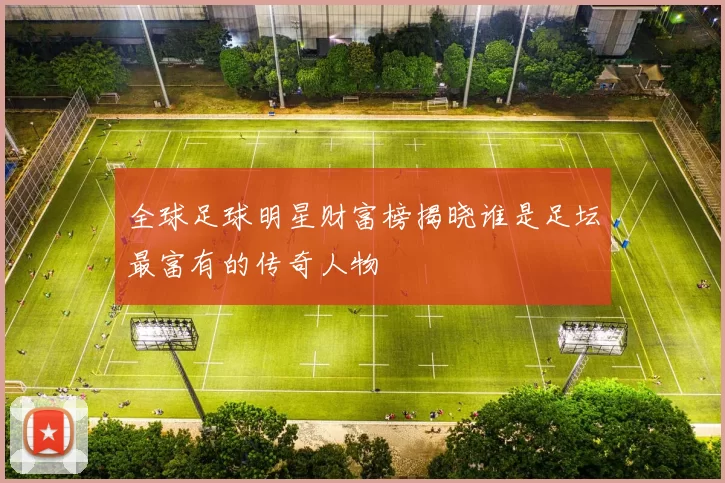 全球足球明星财富榜揭晓谁是足坛最富有的传奇人物